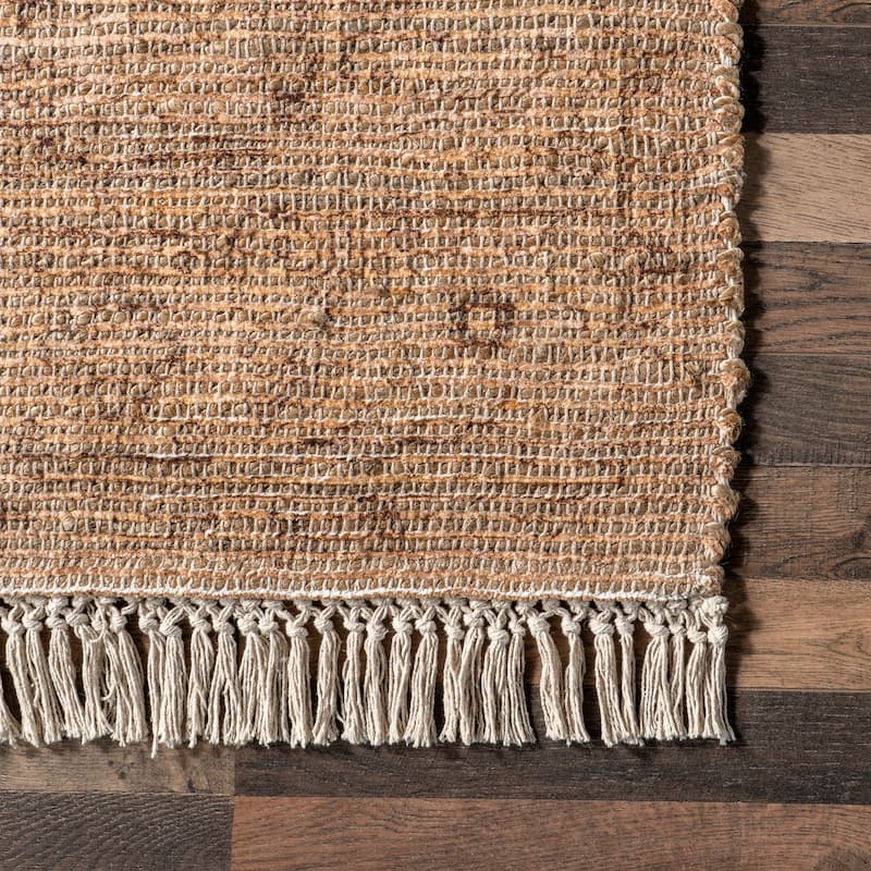 Lennox Persian Medallion Tassel Area Rug