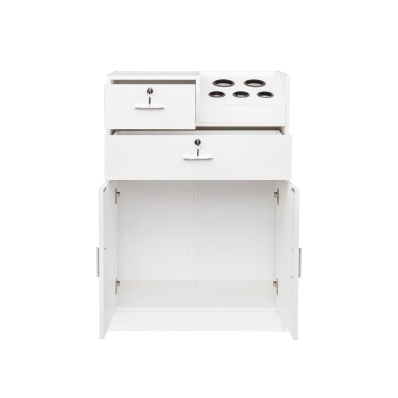 Locking Beauty Salon Storage Cabinet Hair Dryer Holder Stylist Equipment Drawer Bed Bath Beyond 40542762