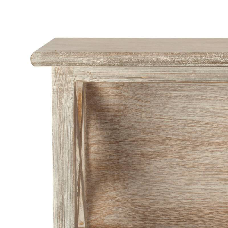 SAFAVIEH Alide Cherry Hanging Storage Wall Rack - 28" x 5.9" x 12" - 28Wx6Dx12H