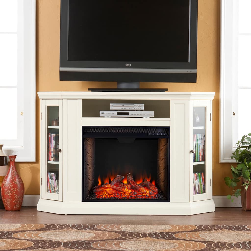 SEI Furniture Claremont Electric Fireplace - 48"W x 16"D x 32"H