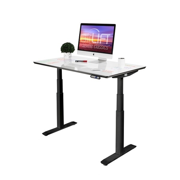 AIRLIFT Pro S3 54" Dry-Erase Top Adjustable Standing Desk, 54 x 28". Opens flyout.