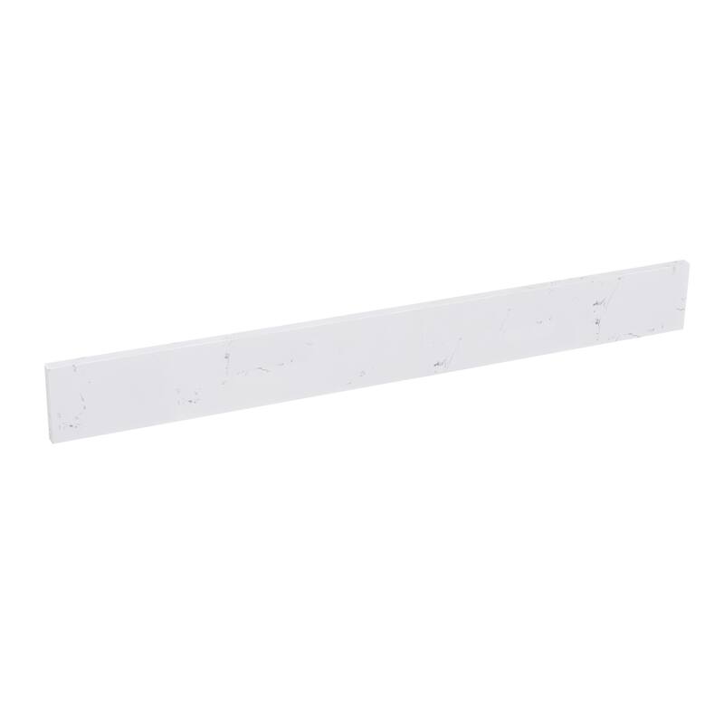 36 in. Engineered Marble Backsplash For Cabinet Vanity - Single Vanities