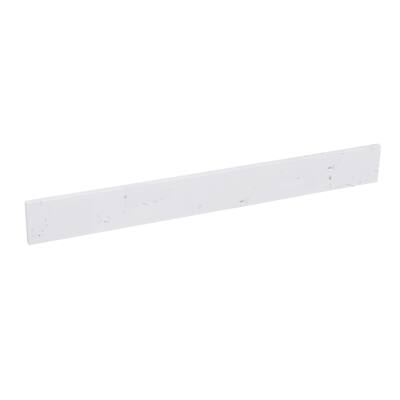 Vanityfair 60 in. White Egineered Stone Backsplash For Vanity Sink Top