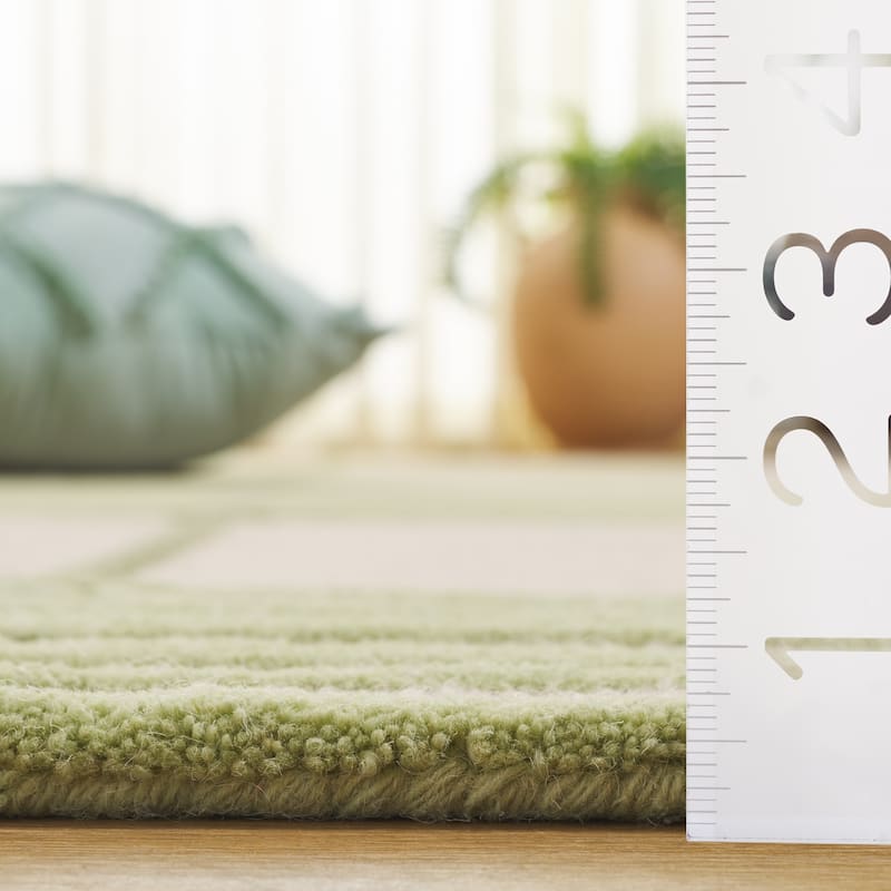 SAFAVIEH Handmade Genre Saide Mid-Century Modern Wool Rug