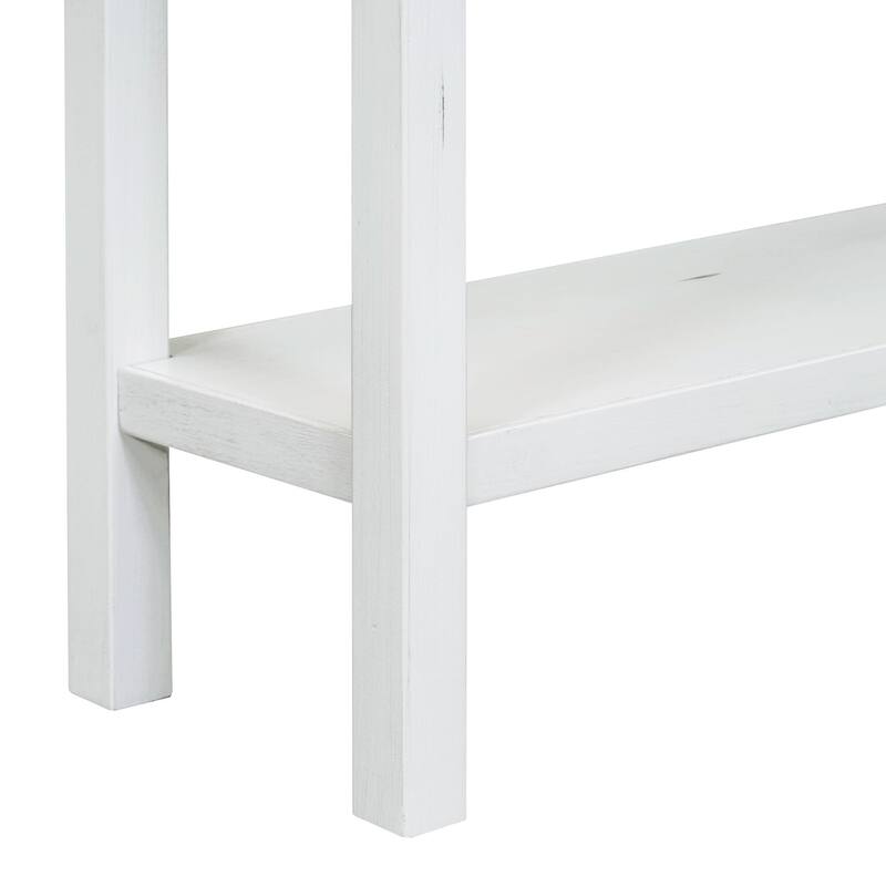 Multi-drawer entry console table