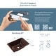 preview thumbnail 10 of 10, Hawking Copper 20" Rectangular Dual Flex Bath Sink with Ashfield Faucet Kit