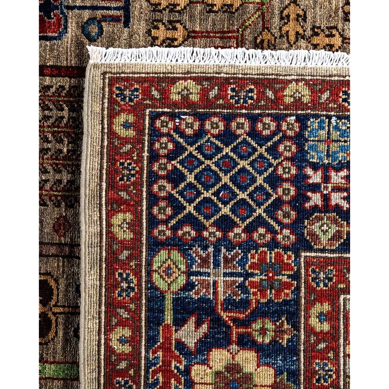 Serapi One-of-a-Kind Hand-Knotted Area Rug - Brown, 8' 3" x 9' 8" - 8' 3" x 9' 8"