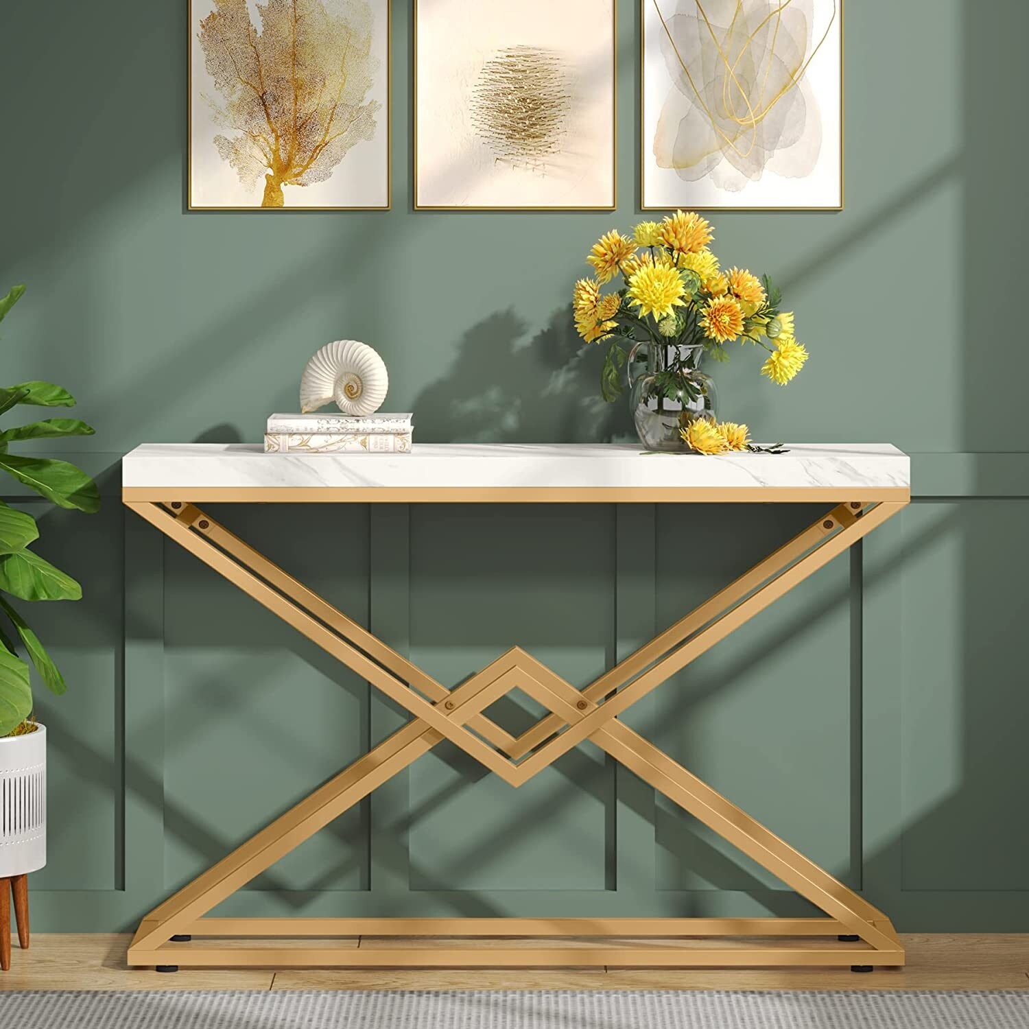 42 inch shop tall console table