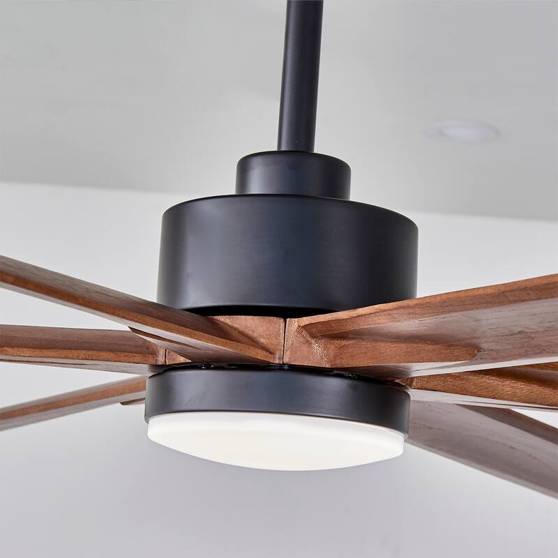70" Ceiling Fan with Lights Quiet DC Motor Ceiling Fans 6 Speed Levels,6 PCS Plywood Blades, Reversible Ceiling Fan