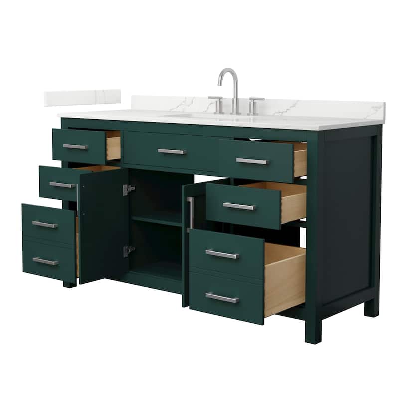 Wyndham Collection WCG2424-60S-QTZ-US3MXX Beckett 60" Free Standing