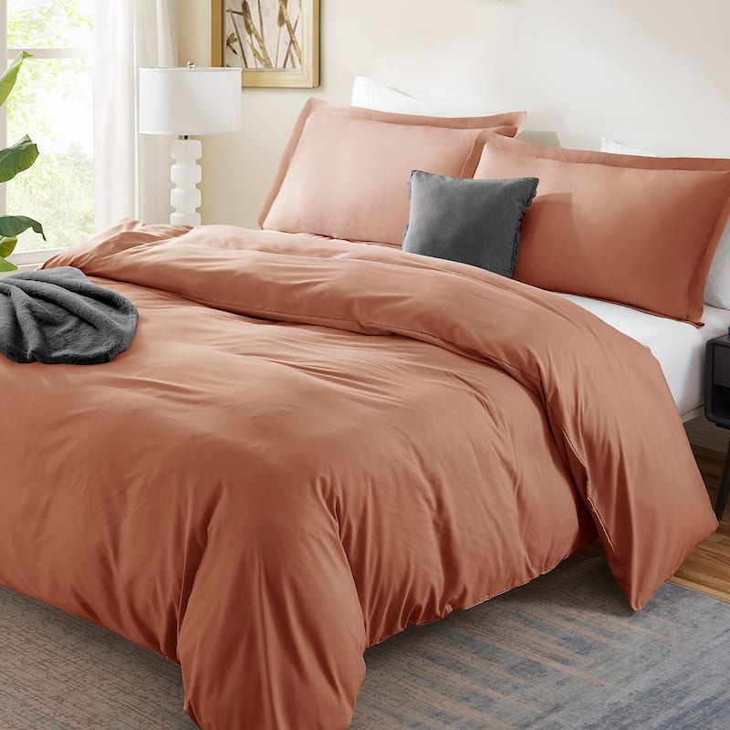 Emperyan 7 PC Bedding Set, Luxury Microfiber Duvet Cover With Sheets Bed Sets