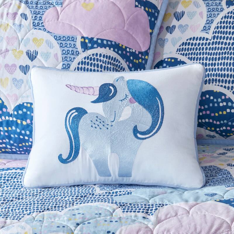 Intelligent Design Kids Bliss Blue 6 Piece Daybed Set