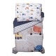preview thumbnail 5 of 8, Bedtime Originals 4-Piece Construction Zone Gray/Navy/White Toddler Bedding Set