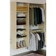 preview thumbnail 7 of 7, Easy Track 5 Ft. W. Deluxe Plus Laminate Closet Kit