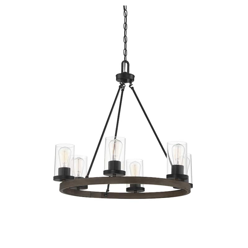 Meridian M10070 5 Light 27" Wide Ring Chandelier