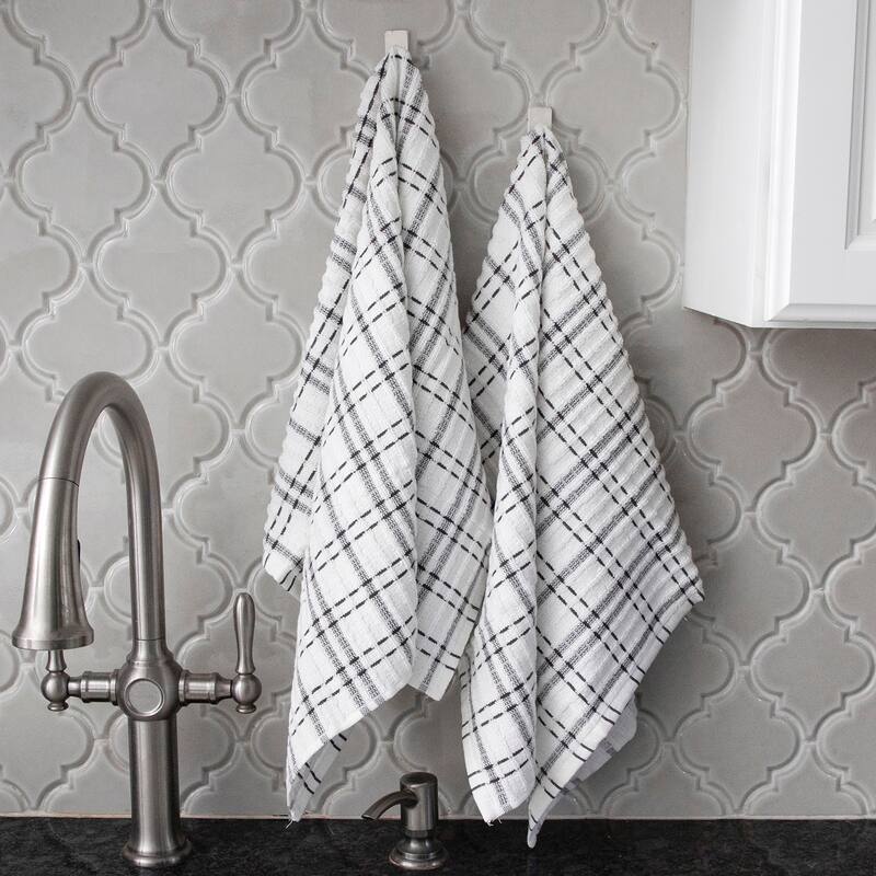 RITZ Royale Check Cotton Kitchen Towels (Set of 2)