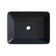 preview thumbnail 11 of 9, Lyra Bench Mount Ceramic Rectangular Vessel Bathroom Sink
