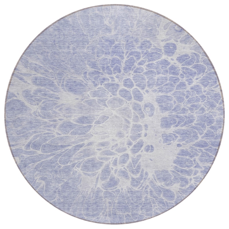 Machine Washable Indoor/ Outdoor Chantille Modern Vintage Floral Rug