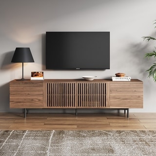 Modern tv deals stand solid wood