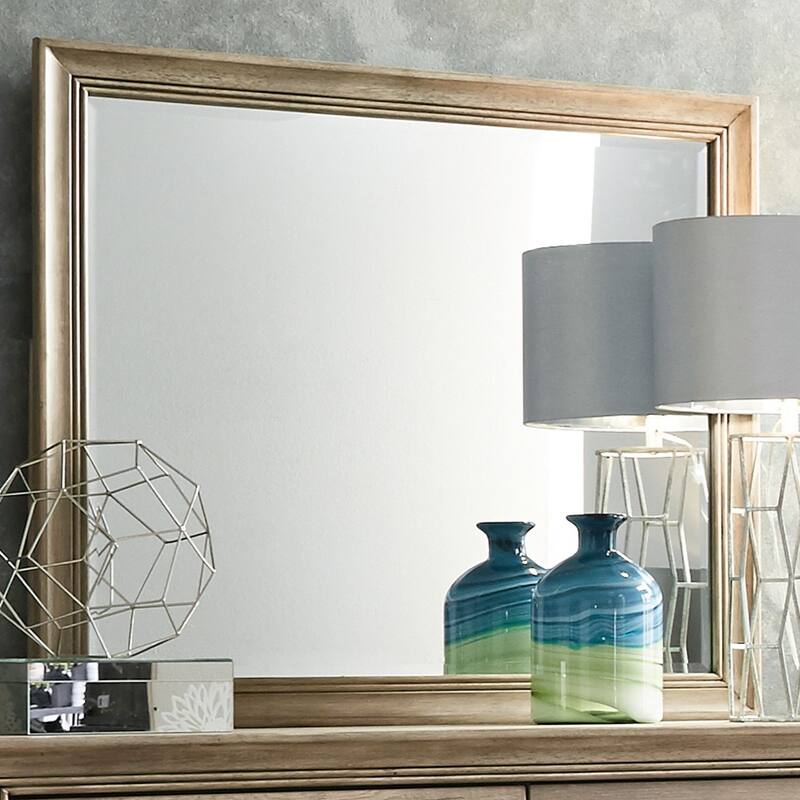 Sun Valley Sandstone Mirror - Beige/Brown - Beige/Brown