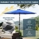 preview thumbnail 47 of 142, Holme 9-foot Steel Market Patio Umbrella with Tilt-and-Crank