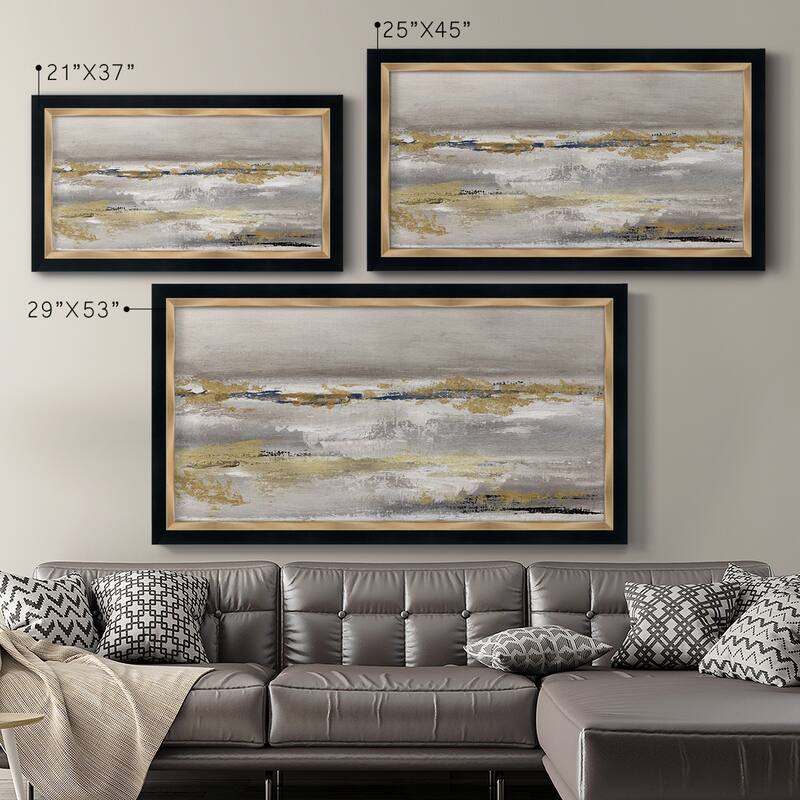 Golden Fog Premium Framed Canvas- Ready to Hang