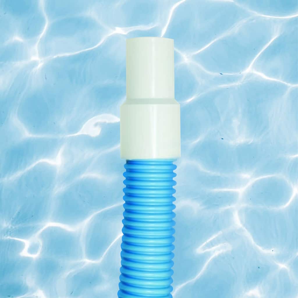 40' Blue Hydro Tools Vacuum Swimming Pool Hose with Swivel Cuff