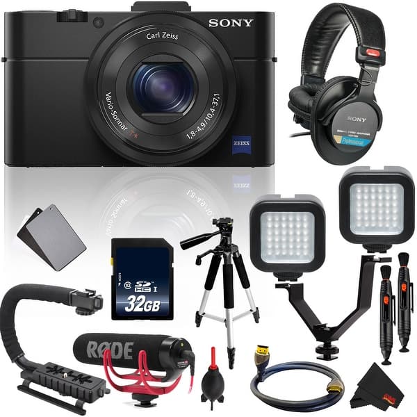 Sony Cyber Shot Dsc Rx100 Ii Digital Camera International Version Essential Vlogging Kit Overstock Sony Cyber Shot Dsc Rx100 Ii Digital Camera International Version Essential Vlogging Kit Overstock