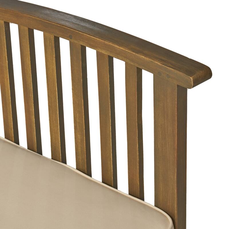 Exquisite Acacia Wood Club Chair for Outdoor
