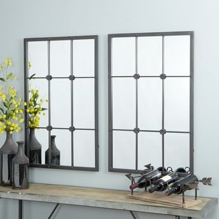 Kinslee Window Pane Wall Mirror - 38