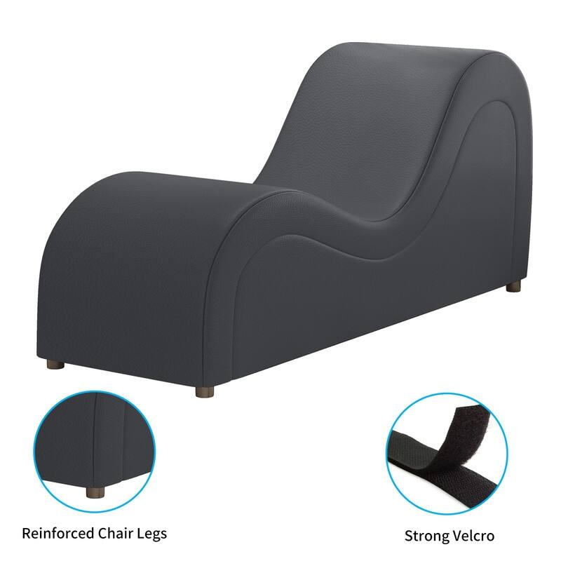 Mixoy Modern PU Leather Yoga Chair Indoor
