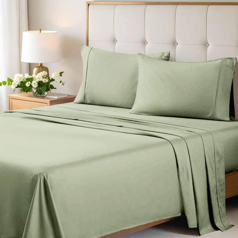 Superior Egyptian Cotton 700 Thread Count Eco-Friendly Solid Sheet Set