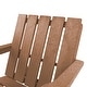 preview thumbnail 170 of 172, Shoreline Fully Assembled All-Weather HDPE Outdoor Folding Modern Adirondack Chair