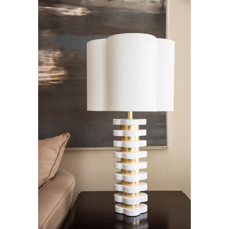 Quatrefoil MDF Lamp