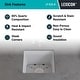 preview thumbnail 43 of 44, 15" x 15" Quartz Single Bowl Drop-In Granite Composite Sink - 15"x15"