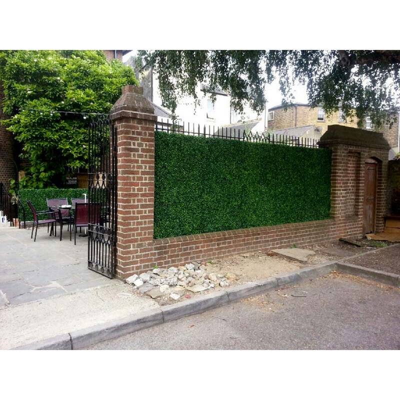 20"x20" Artificial Boxwood Hedge Greenery Panels - 12pc
