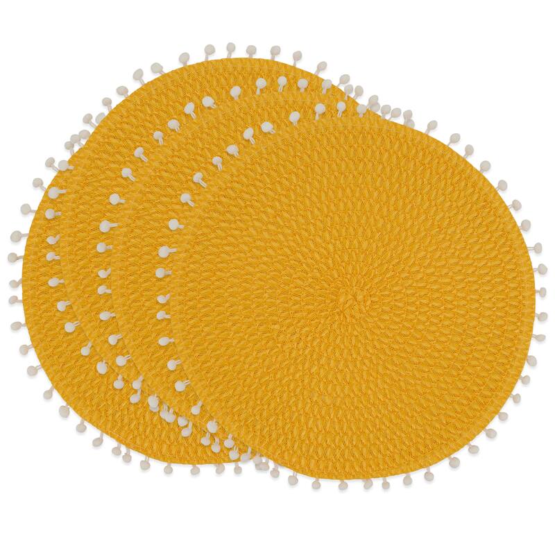 Pom Pom Design Placemats (Set of 4)