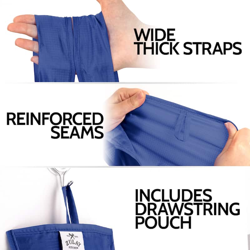 Zulay Kitchen 5 Pack 50 Pound Reusable Grocery Bags