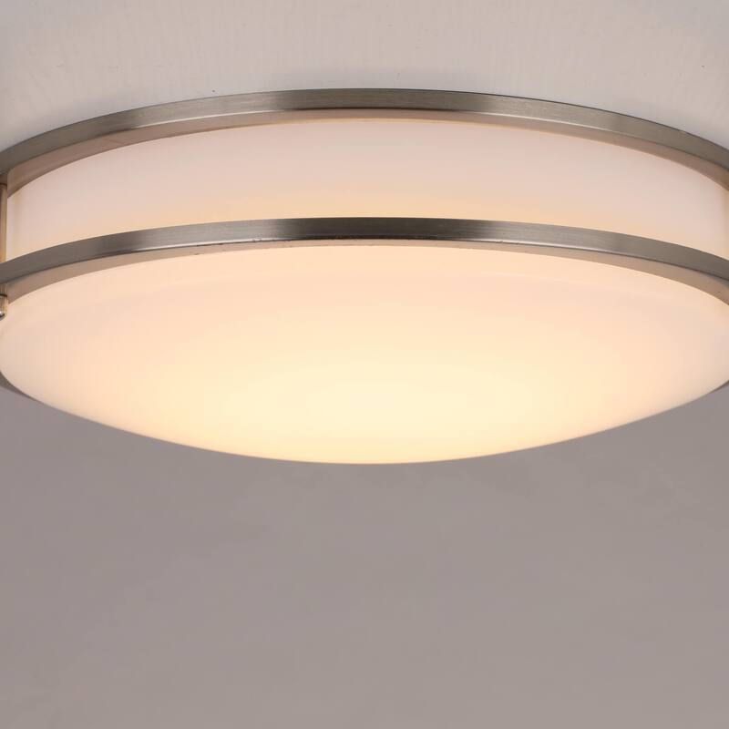 Ripon 14.5 Inch Integrated Dimmable LED Ceiling Light - Matte Black