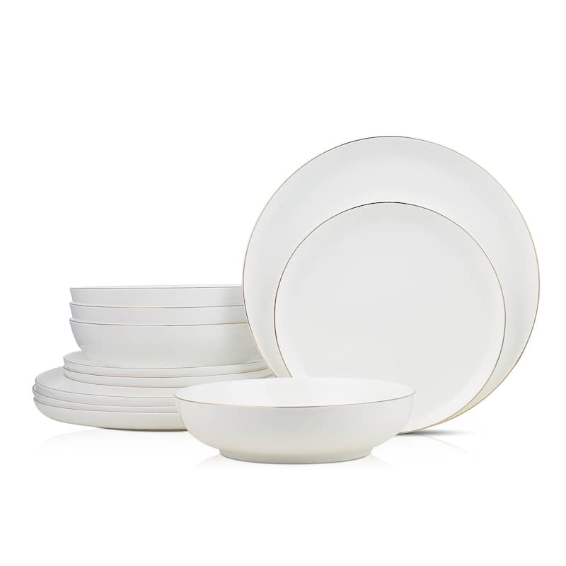 Gabrielle Formal Bone China Dinnerware Service for 4, 12-Piece - On ...