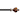 Deco Window Brown adjustable Curtain Rod with Wooden Finials & Bracket