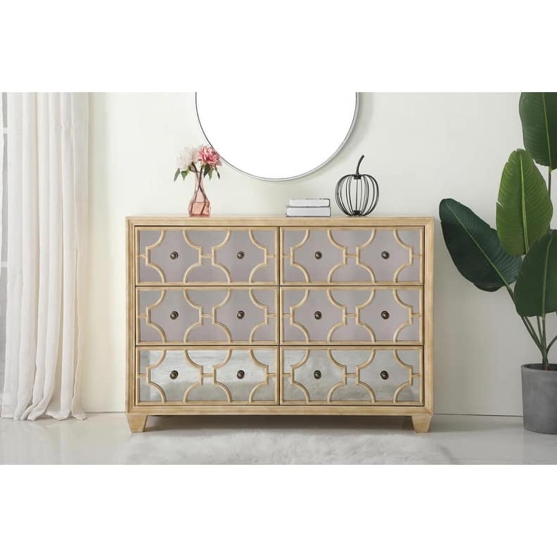 6-Drawer 48" Double Dresser