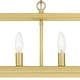 preview thumbnail 10 of 36, Modern Farmhouse 8-light 48In Rectangle Linear Chandelier for Dining Room with UL Certified