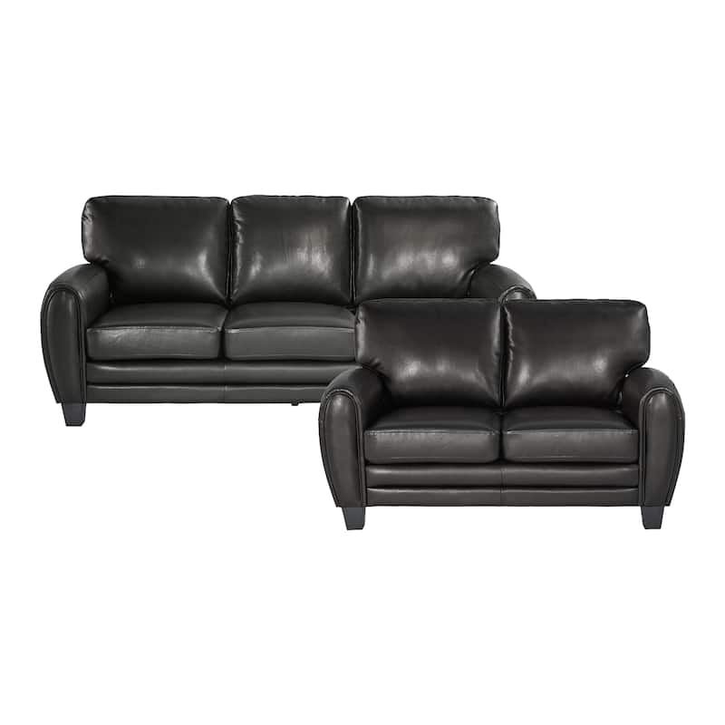 Dasha 2-Piece Living Room Set - Black