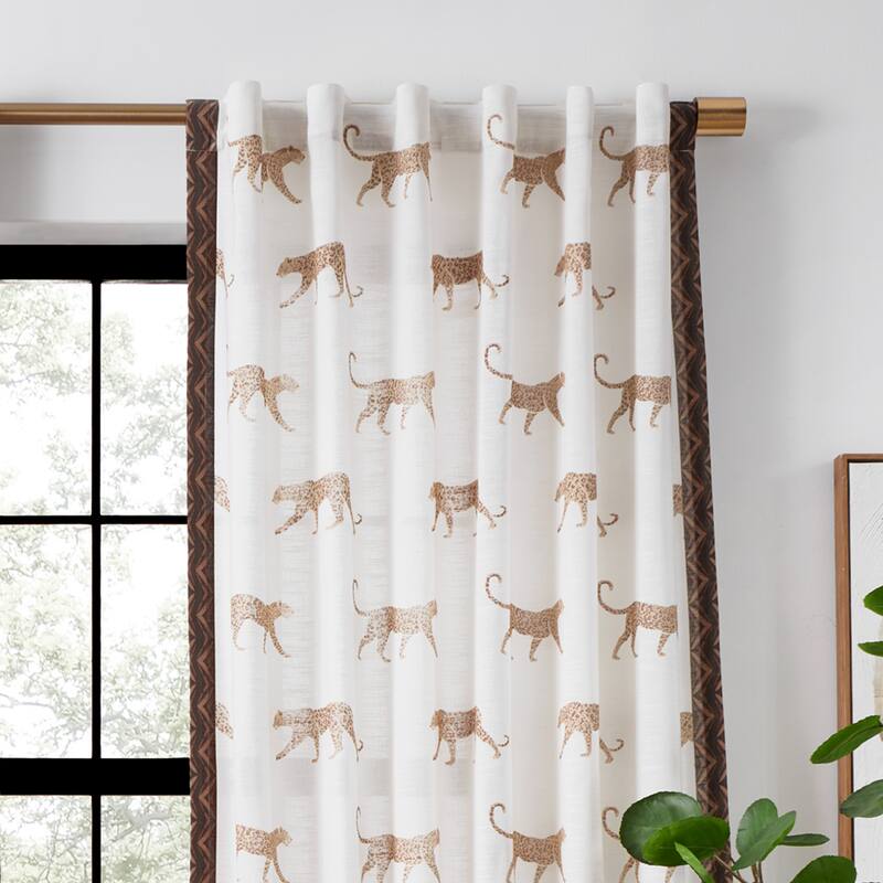 Rochelle Porter Jaguars Single Curtain Panel
