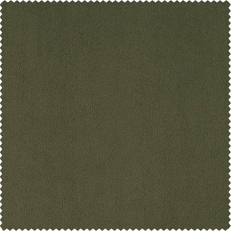Exclusive Fabrics Signature Hunter Green Velvet 120-inch Blackout Curtain (1 Panel) - 50 x 120
