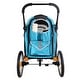 preview thumbnail 3 of 5, ibiyaya 2-In-1 Happy Pet All Terrain Bike Trailer Jogger Stroller, Ocean Blue - 31