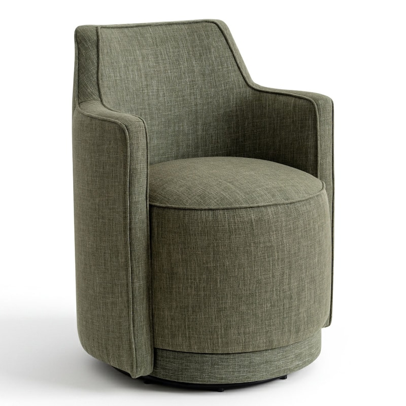 19" Upholstered Swivel Dining Chair(Set of 4)