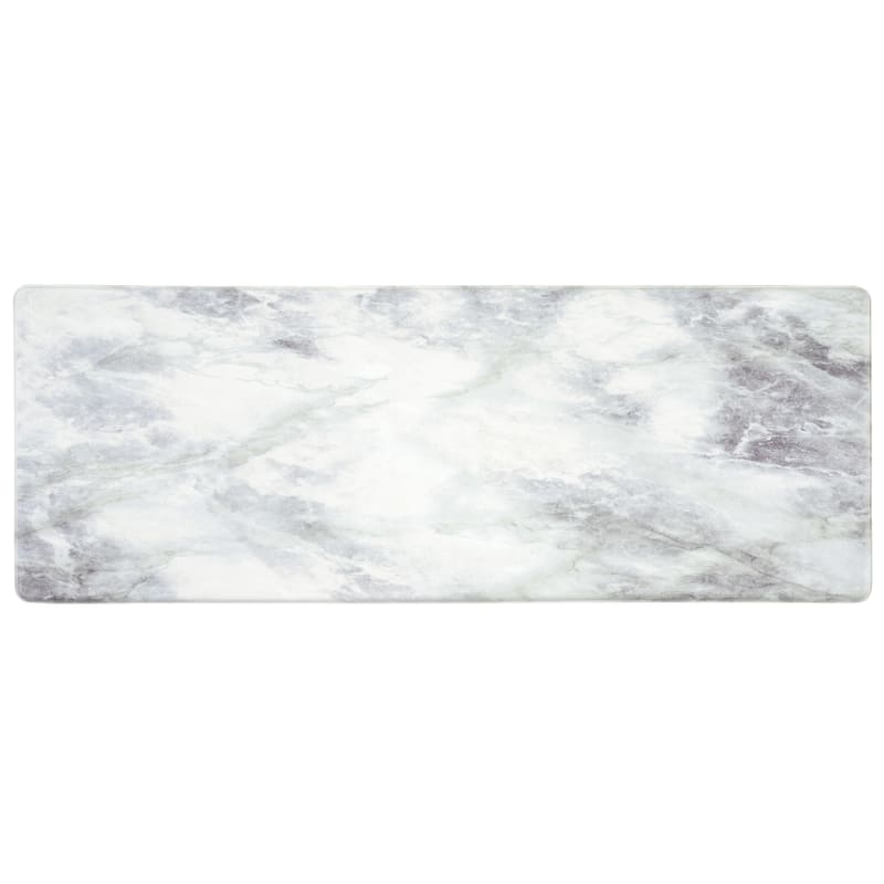 World Rug Gallery Kitchen Marble Pattern Anti Fatigue Standing Mat