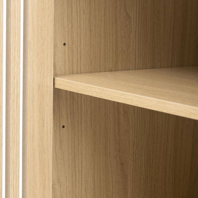 Modern Cabinet with 2 Doors and 3 Drawers